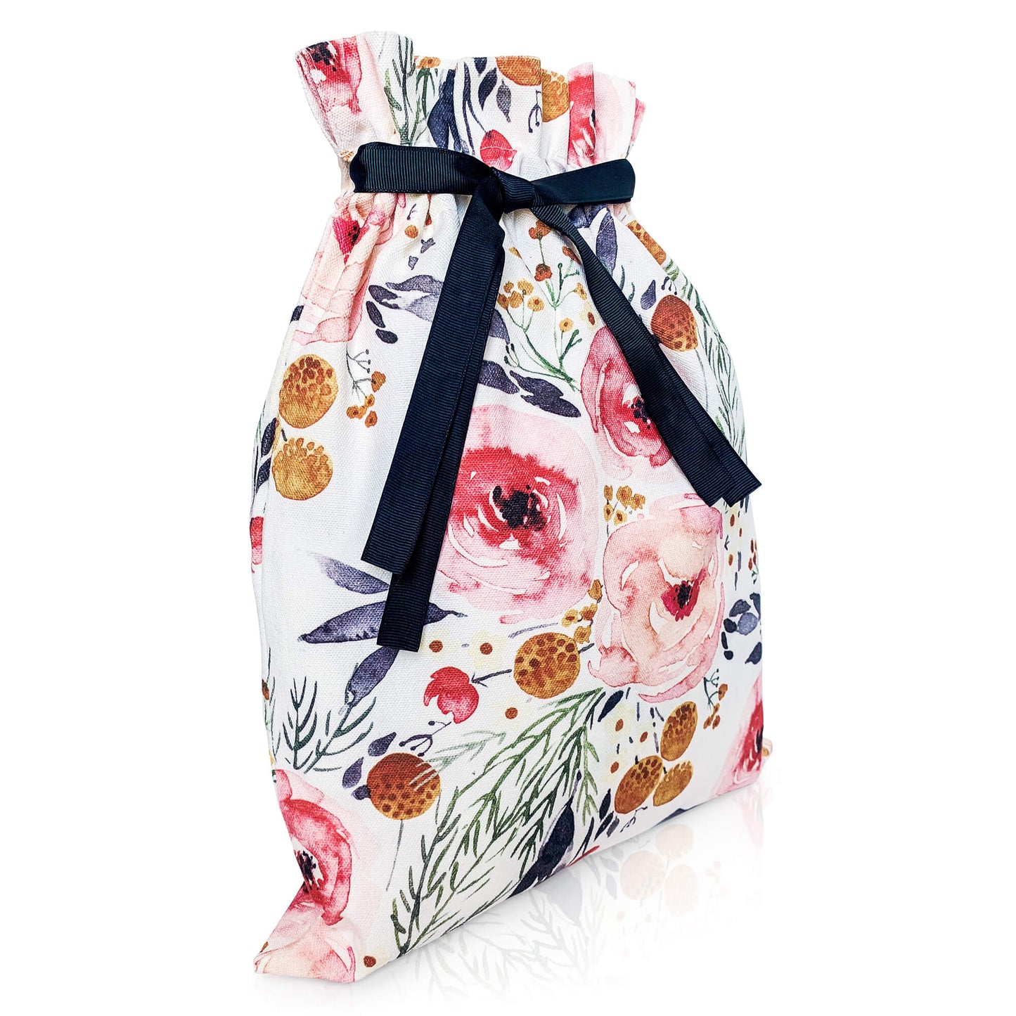 Pink Floral Gift Bag