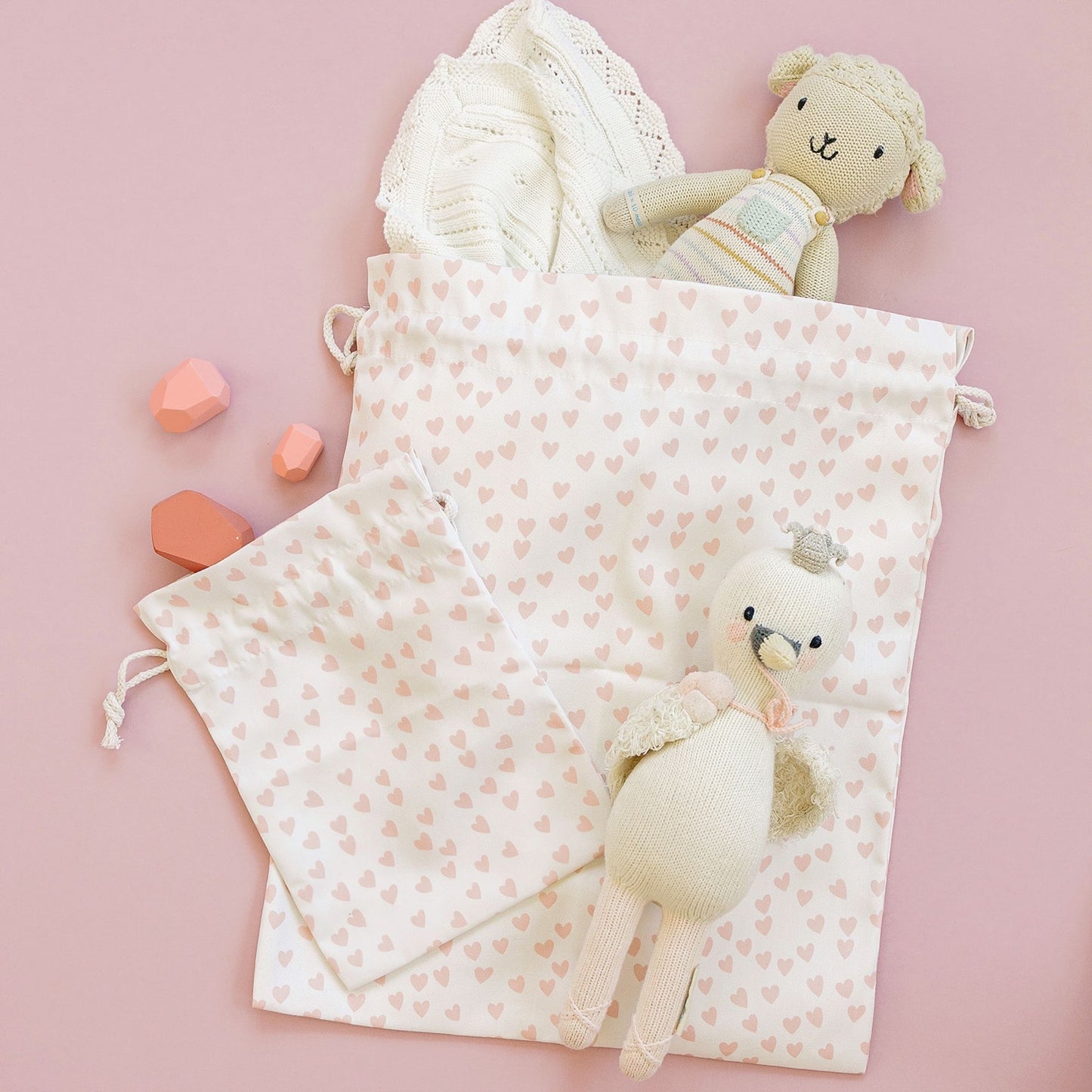 Blush Hearts Gift Bag