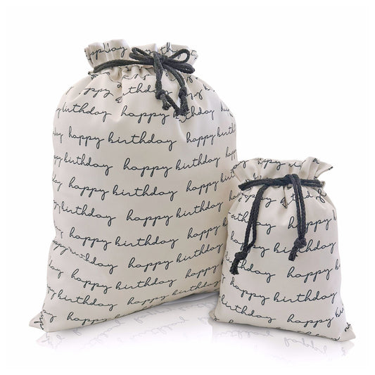 Happy Birthday Script Gift Bag