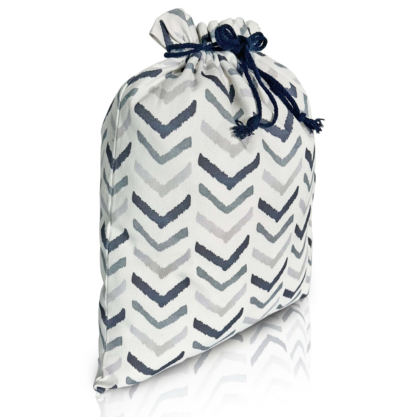 Blue Chevron Gift Bag