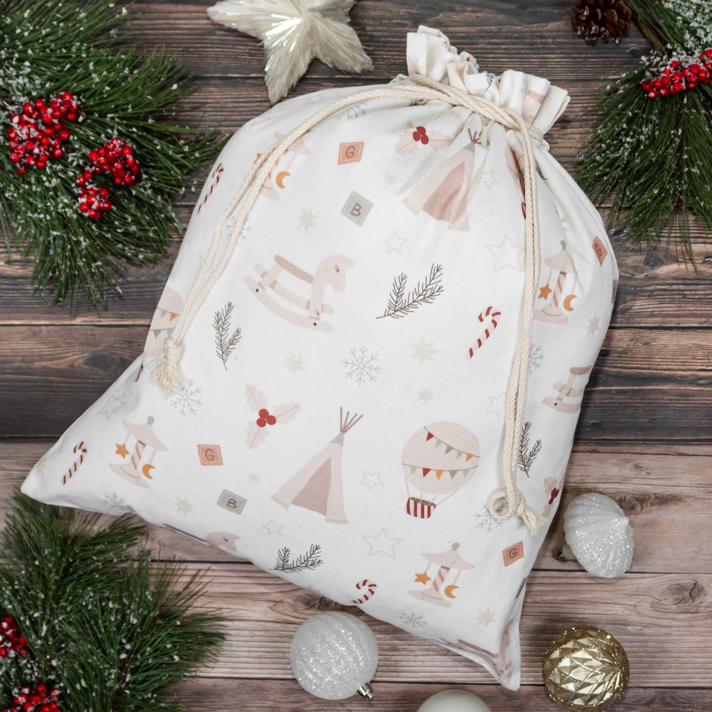 Boho Toy Christmas Gift Bag