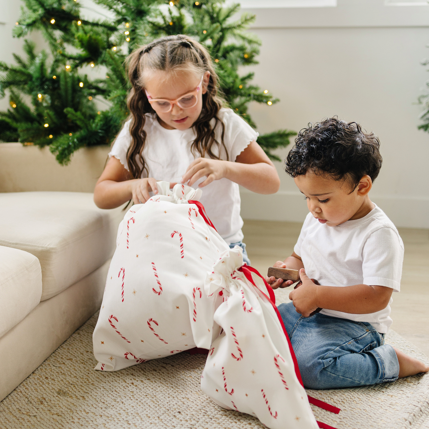 Candy Cane Gift Bag