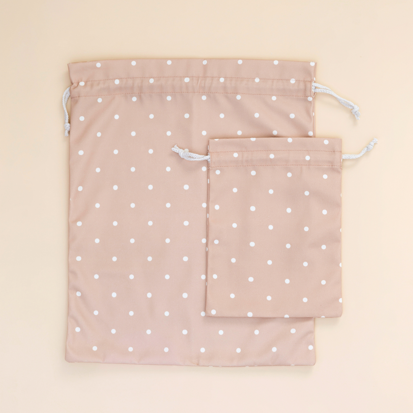 Cream Polka Dots Gift Bag