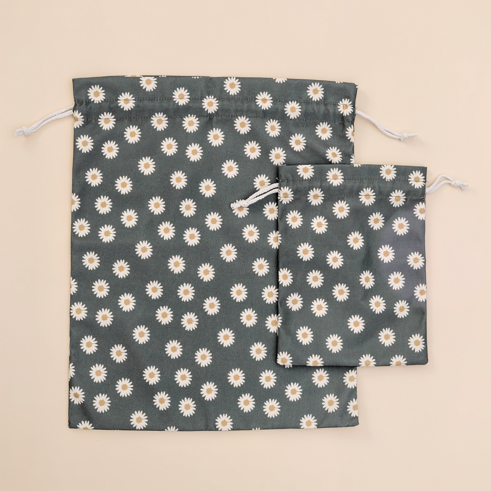 Daisy Floral Fabric Gift Bag