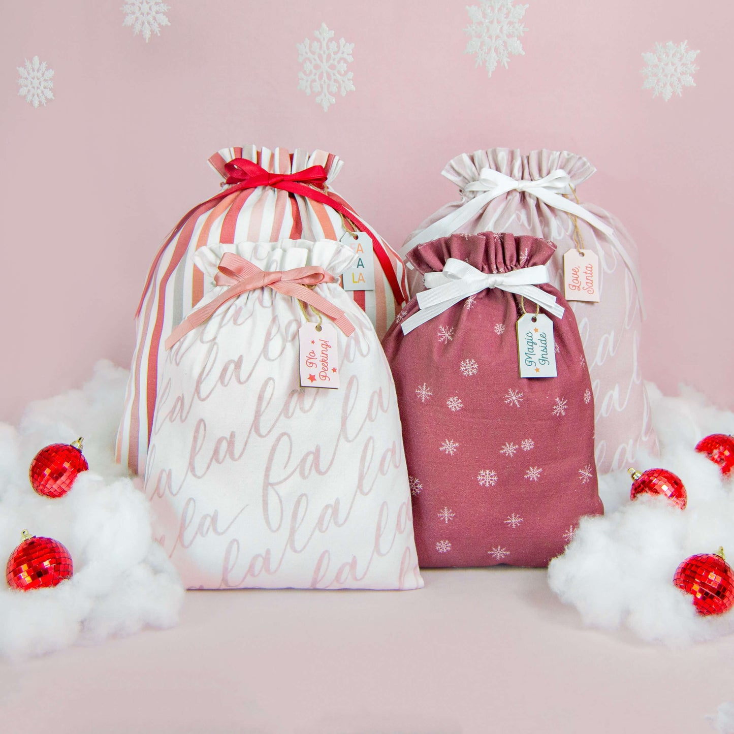 Pink Fa La La Gift Bag