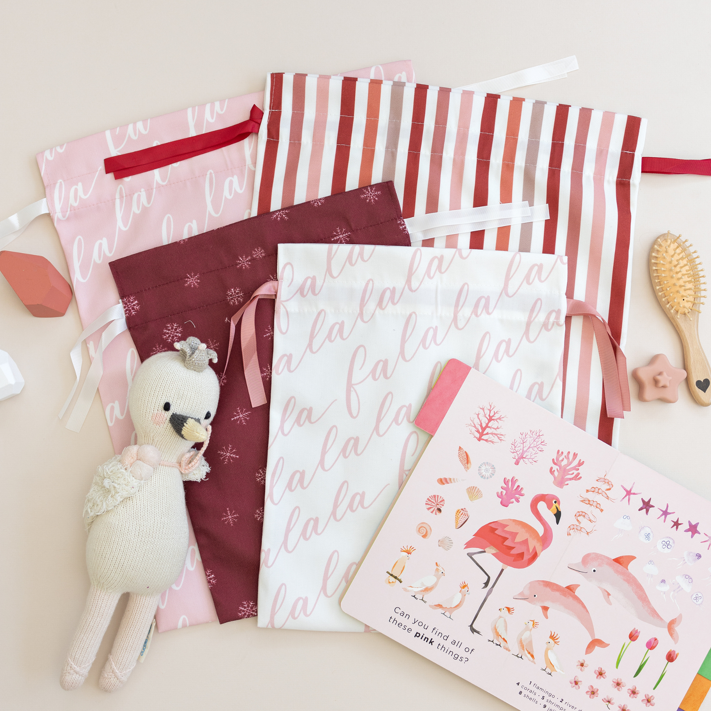 Pink Fa La La Gift Bag