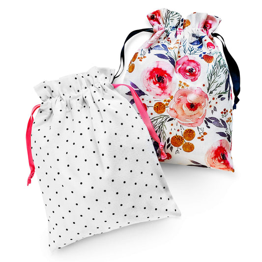 Pink Floral Gift Bag