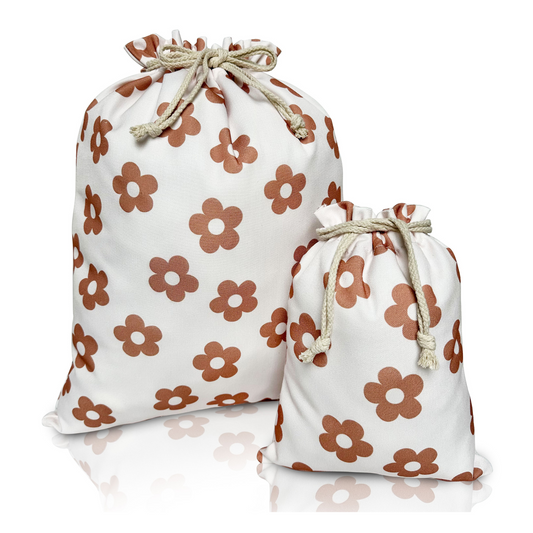 Retro Floral Gift Bag