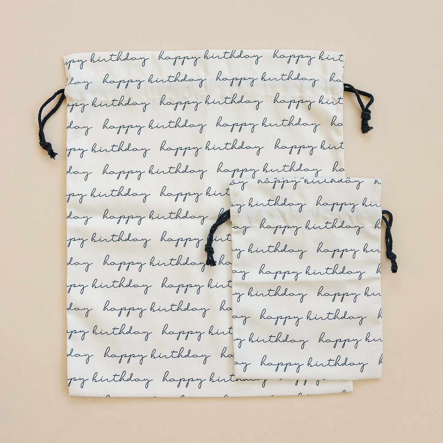 Happy Birthday Script Gift Bag