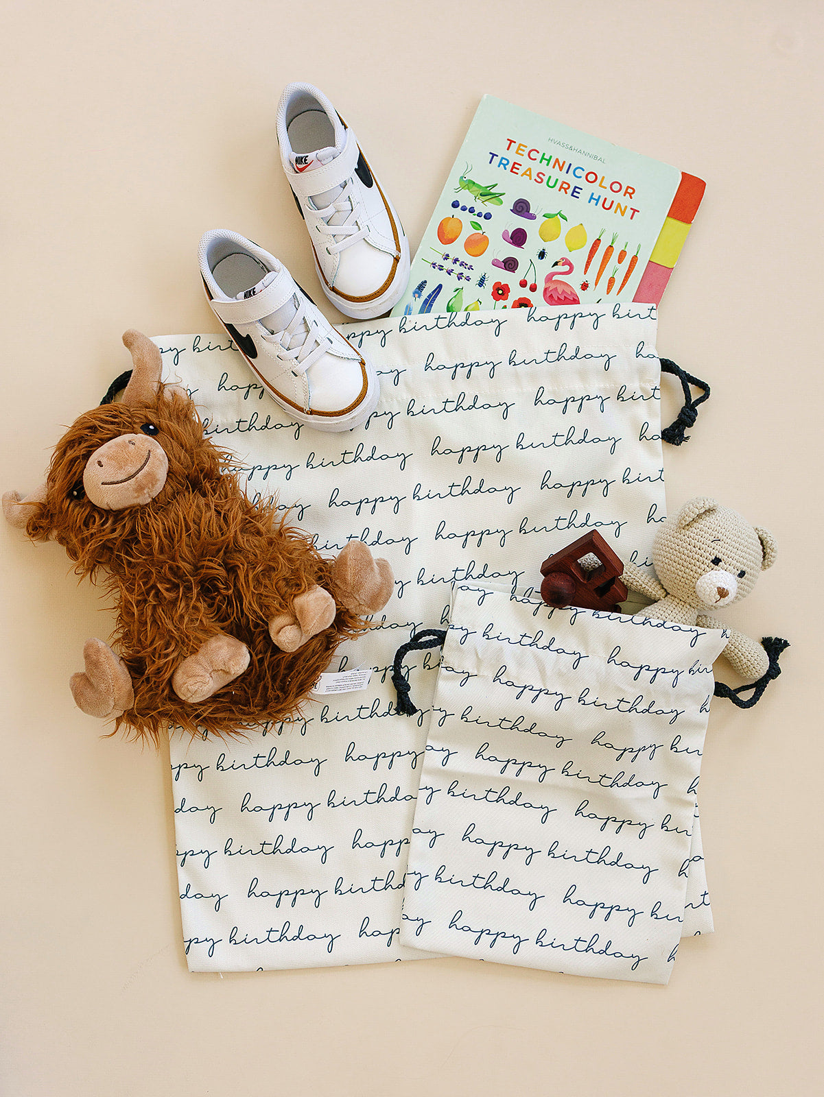 Happy Birthday Script Gift Bag