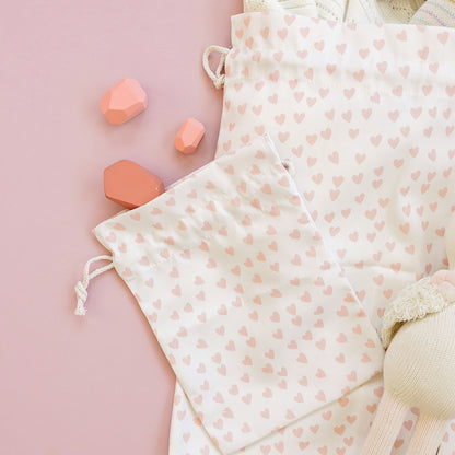 Blush Hearts Gift Bag