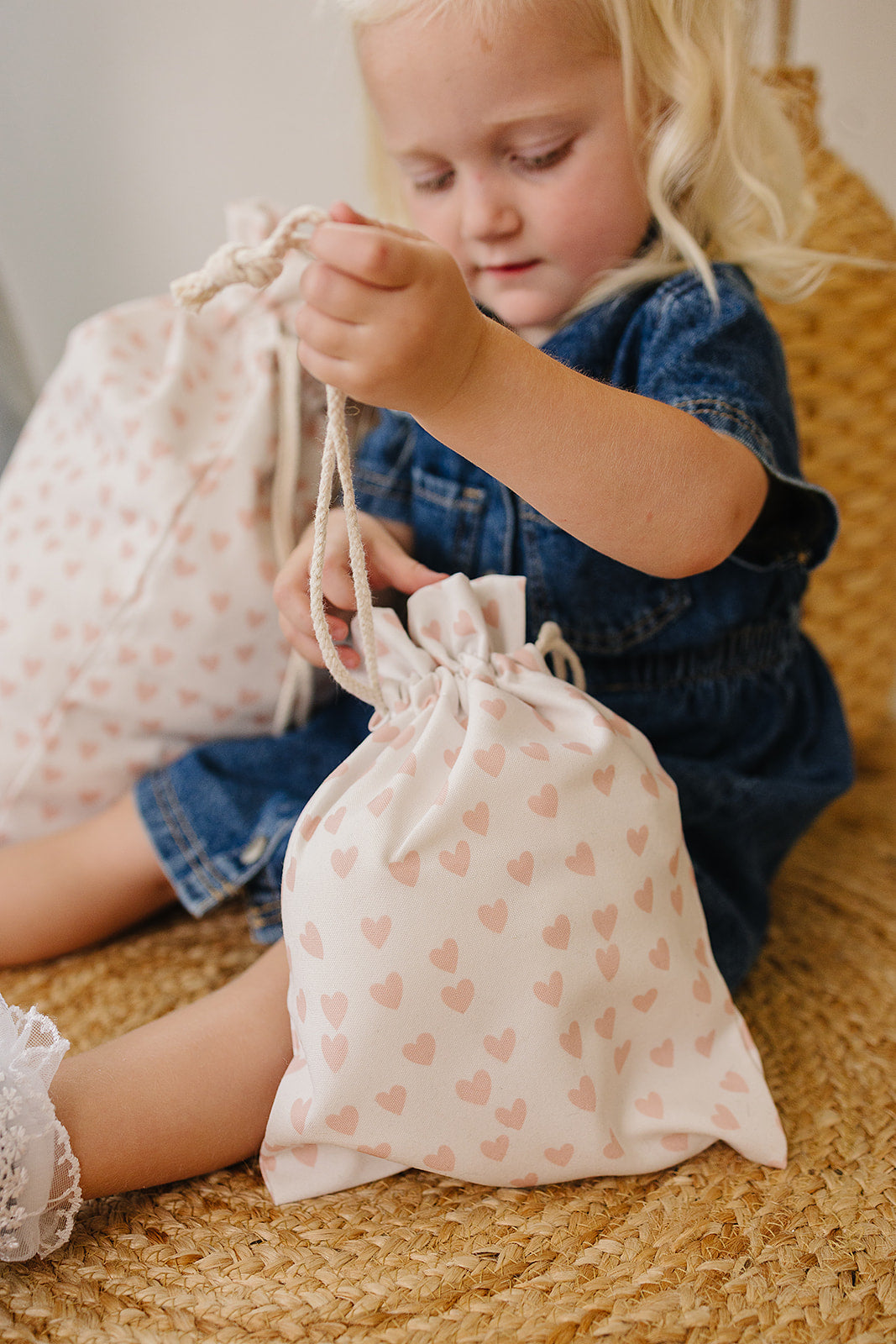Blush Hearts Gift Bag