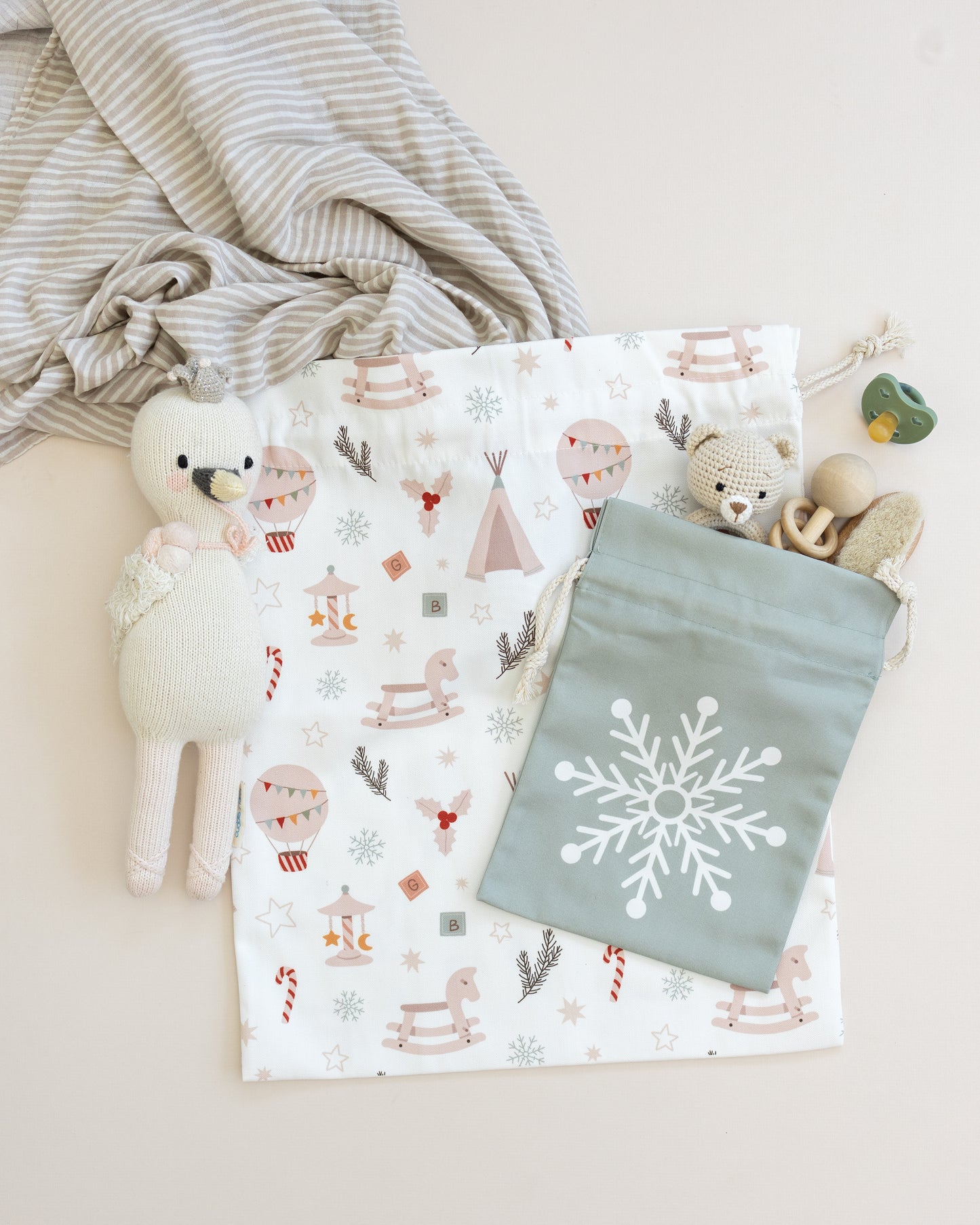 Boho Toy Christmas Gift Bag