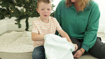 Blue Stripe Gift Bag